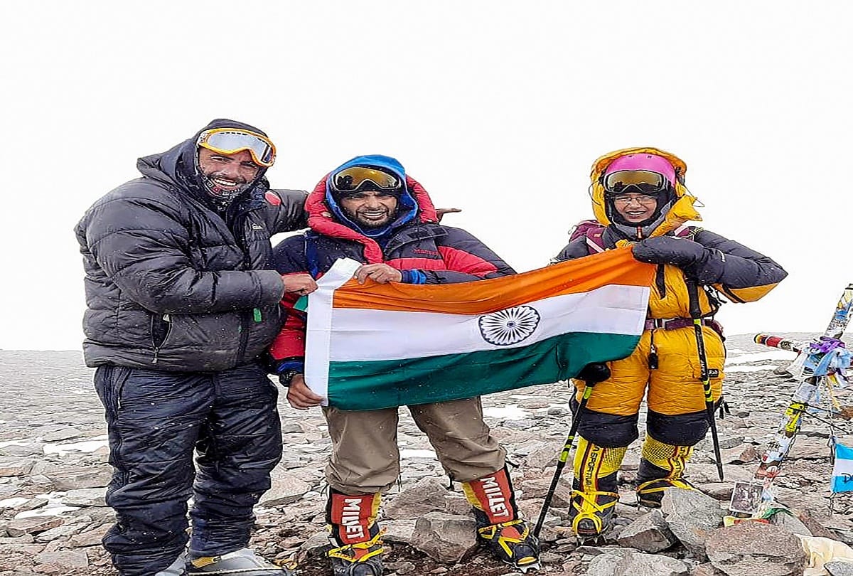 Navy Children Schools student  becomes youngest girl in world to climb South America highest peak