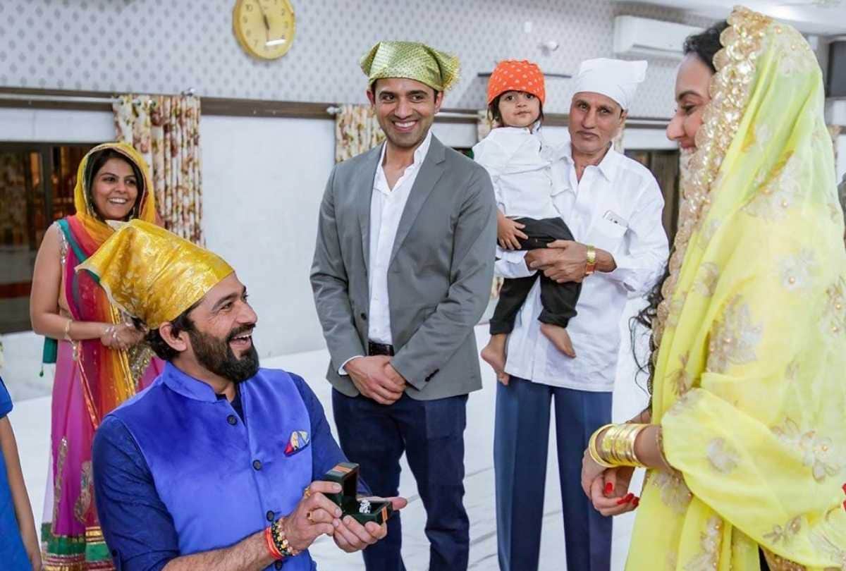 kamya punjabi and shalabh dang get engaged photos viral