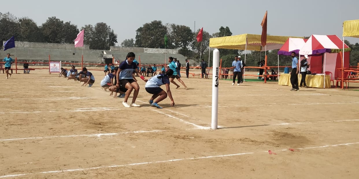 Kho kho women competition organised in DDU gorakhpur