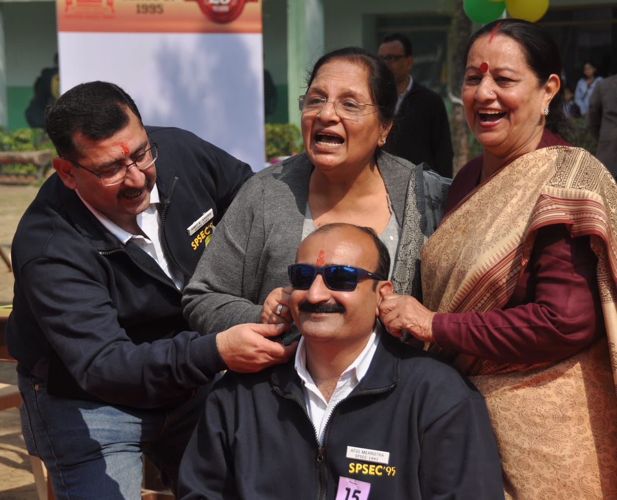 after 25 year meet, do masti just like child