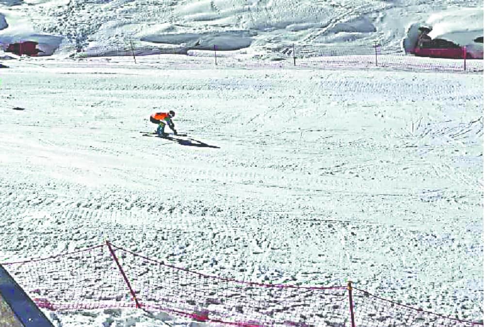 Auli beautiful Photos of national skiing championships 2020