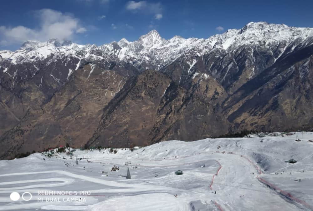 Auli beautiful Photos of national skiing championships 2020