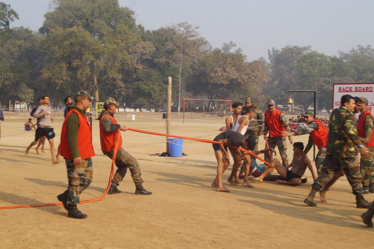 in army recruitment 428 candidate won the race