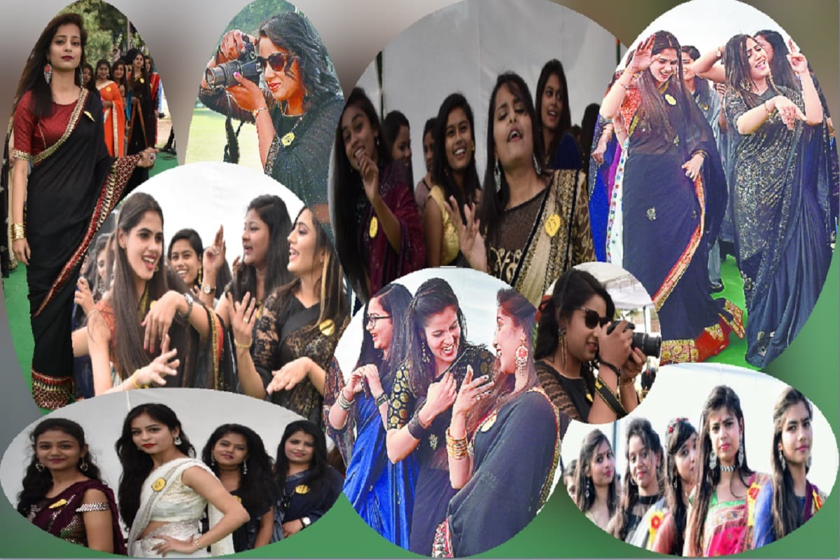 Farewell party in colleges of Meerut city and students have danced on songs