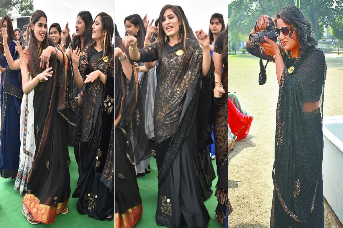 Farewell party in colleges of Meerut city and students have danced on songs