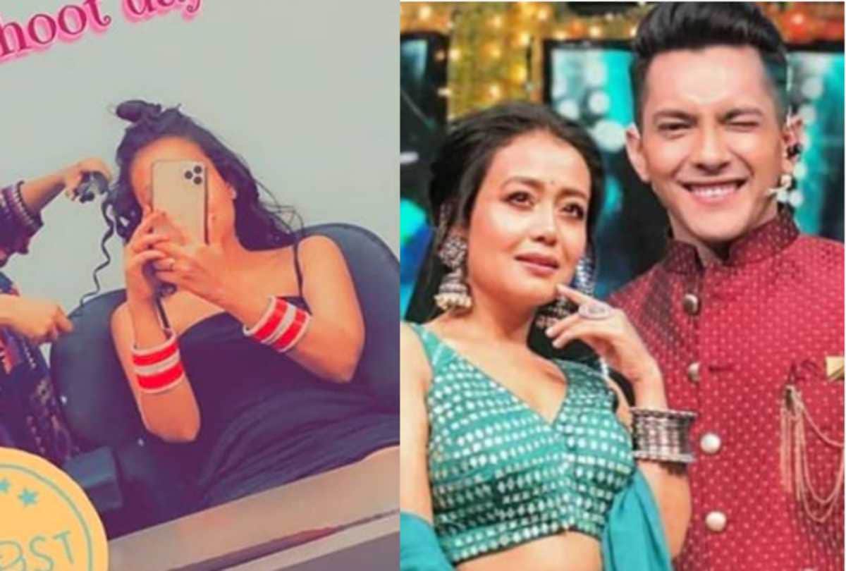 neha kakkar wear red bangles before wedding with aditya narayan
