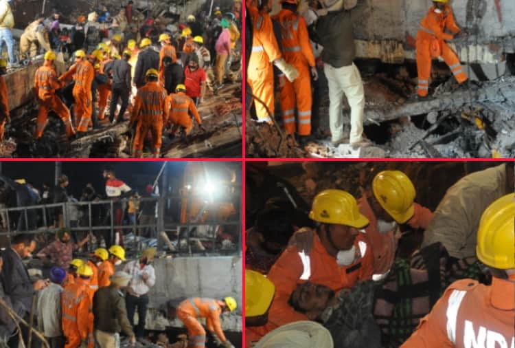 Building collapses in Punjab’s Kharar, People helped in rescue operation