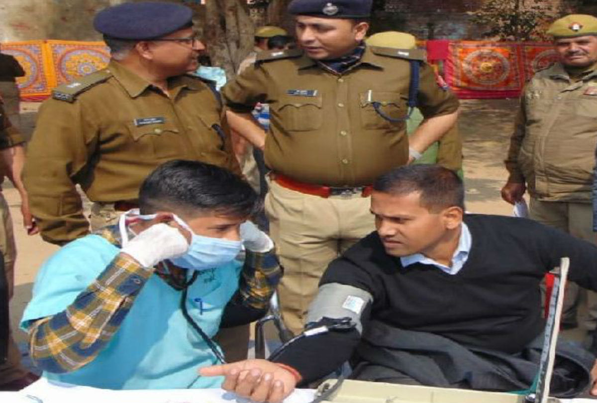 Health Camp organized in Police Line Agra