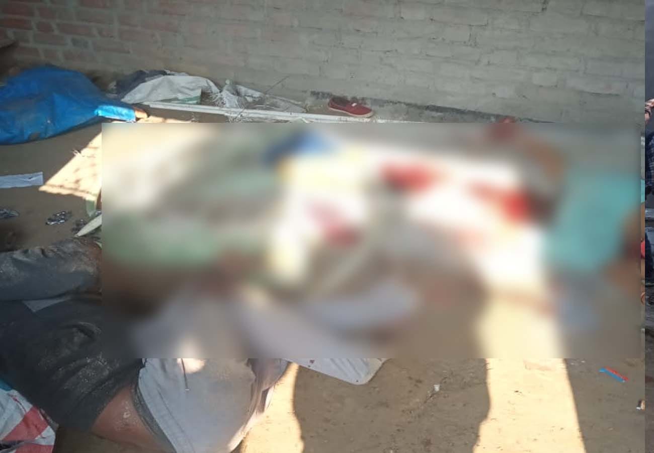 Dead body of laborer husband and wife found in house under construction in auraiya