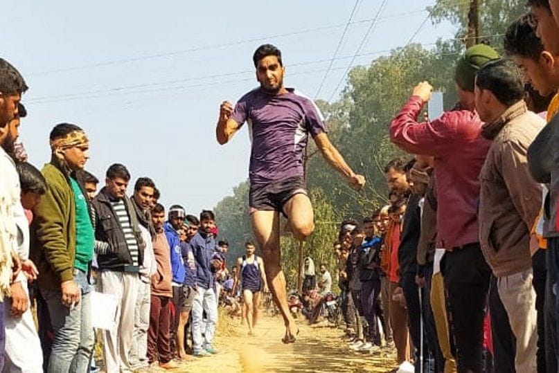 Kunal outshines in weight lifting and throwing.