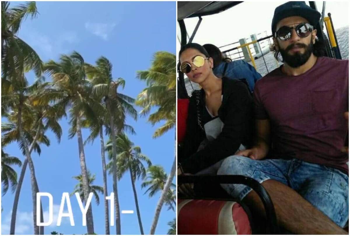 deepika padukone first day of her valentine week with ranveer singh