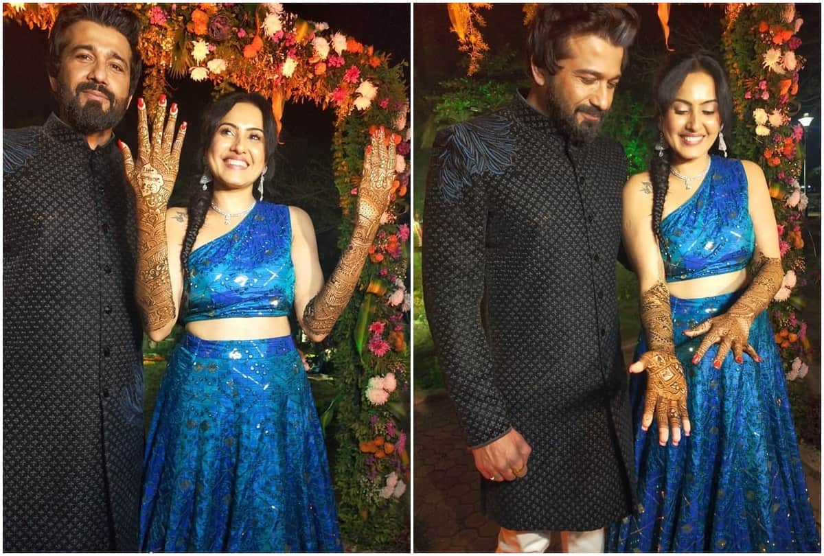 kamya punjabi got married with shalabh dang wedding reception inside photos