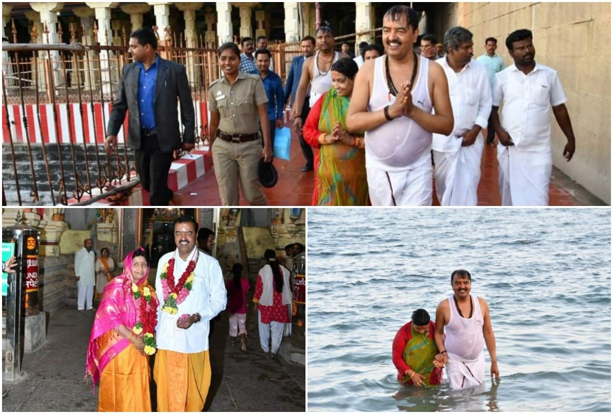 Deputy CM Keshav Prasad Maurya visited Rameswaram