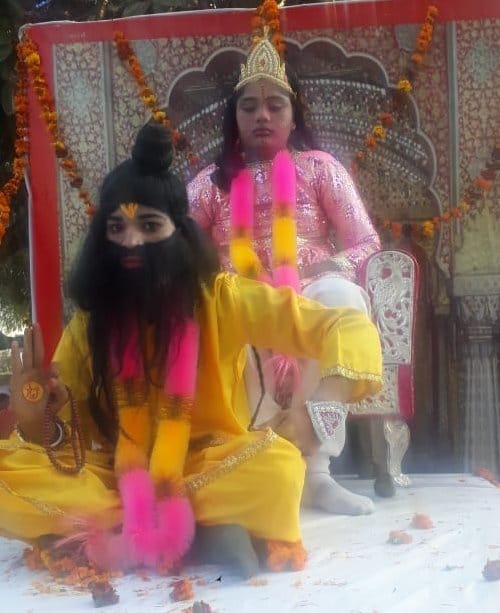 Sant Ravidas procession with attractive tableaux