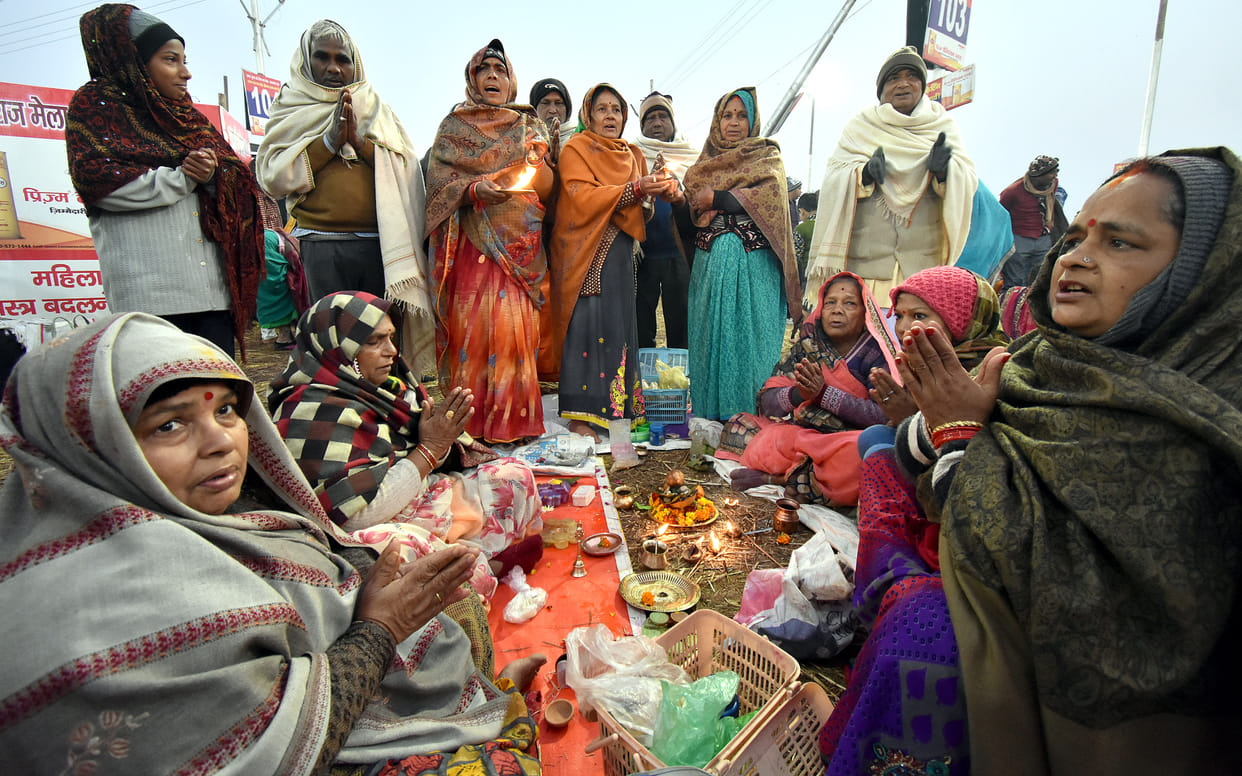 Completion of Yajna rituals, Viva-saints