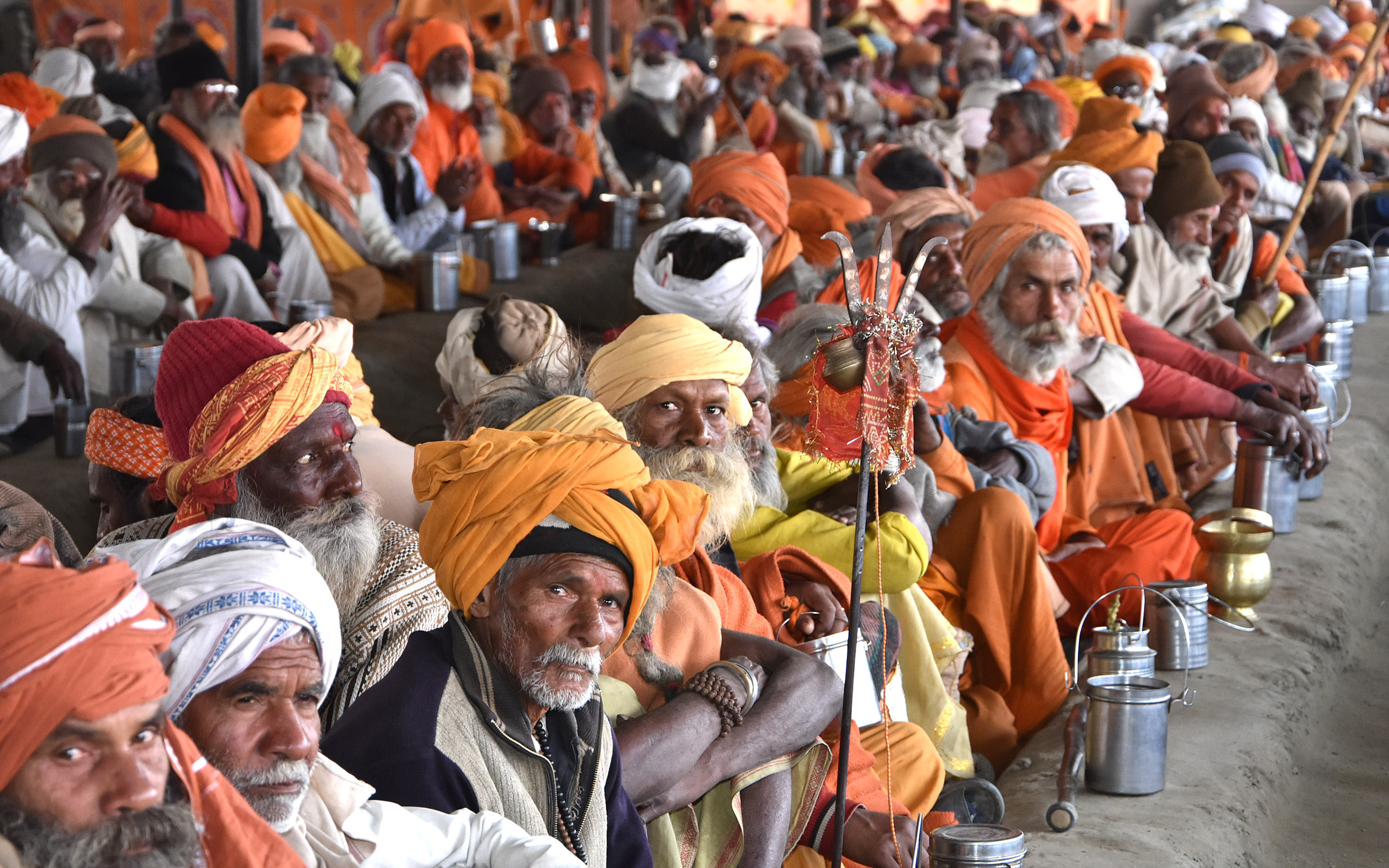 Completion of Yajna rituals, Viva-saints