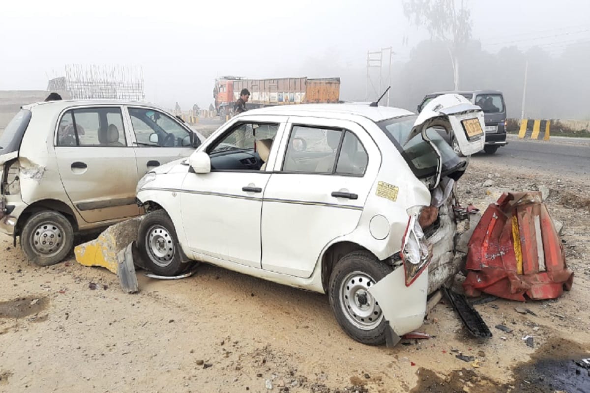 Several vehicles collided on the National Highway due to fog in Muzaffarnagar and many injured