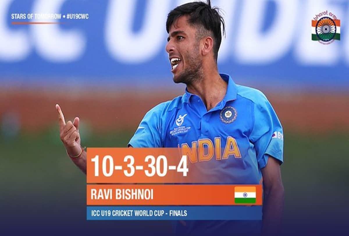 Under 19 world cup: New Anil Kumble of Indian cricket, Success story of Ravi Bishnoi