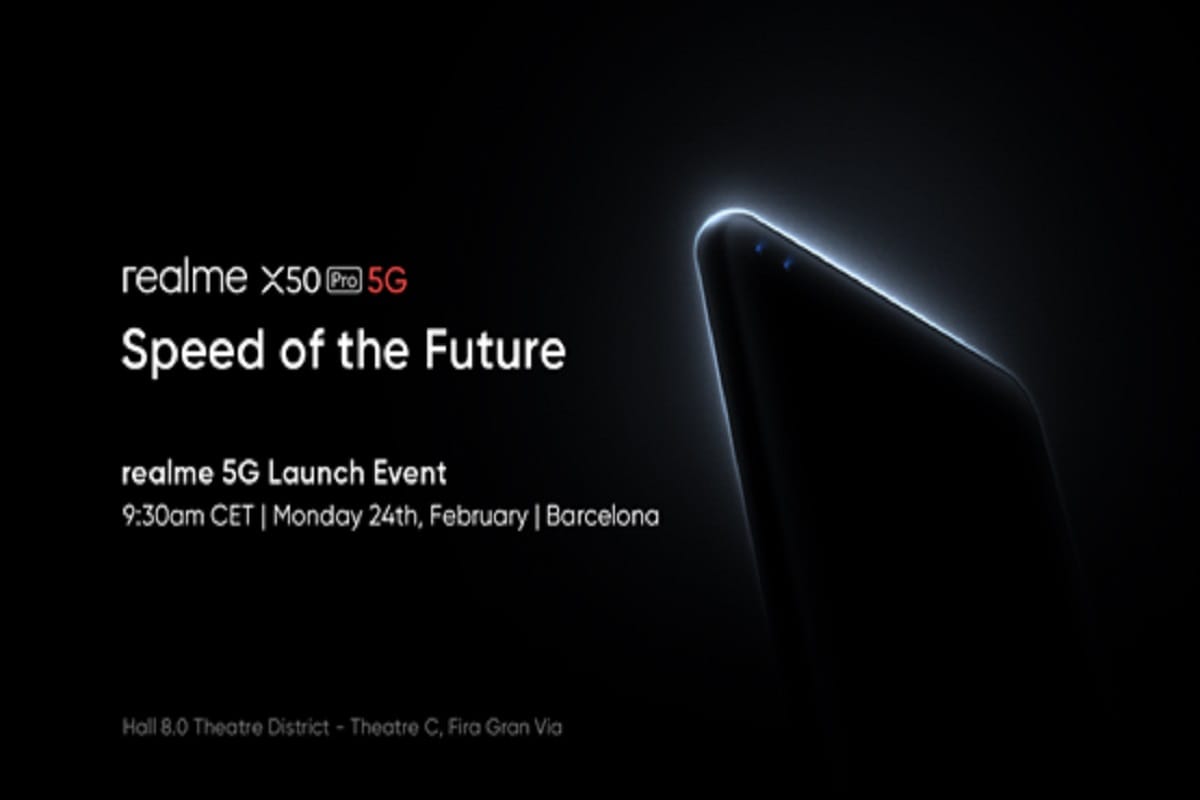 realme First 5G Flagship Smartphone realme X50 Pro 5G at MWC 2020