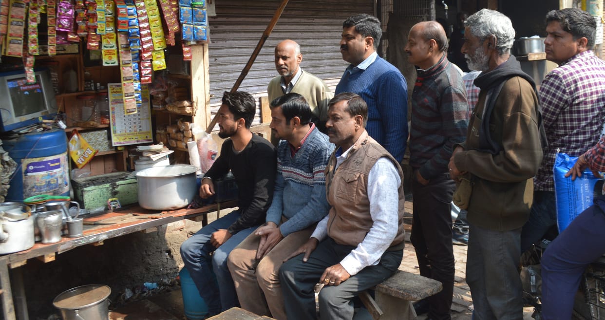 Hathras: BJP and Congress appear disappointed after the results of Delhi elections