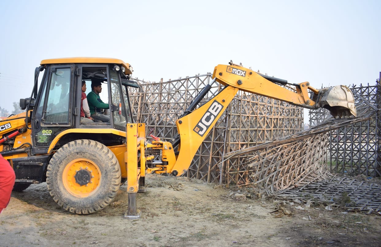 drive agenst incrochment in mainpuri