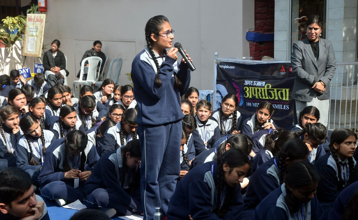 aparajita,aparajita amar ujala hamirpur,aparajita hundred million smiles