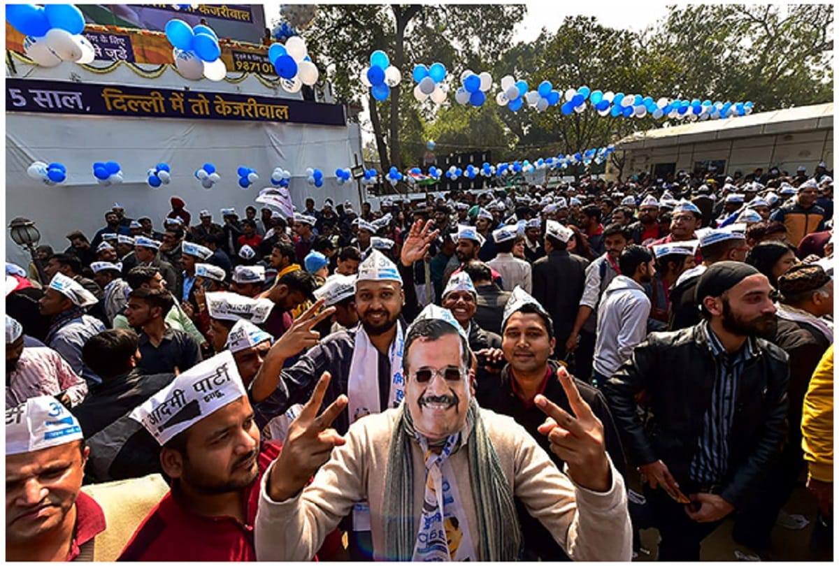 Two people arrested for allegedly forming 4 shell companies donating 50 lakh each to aam aadmi party