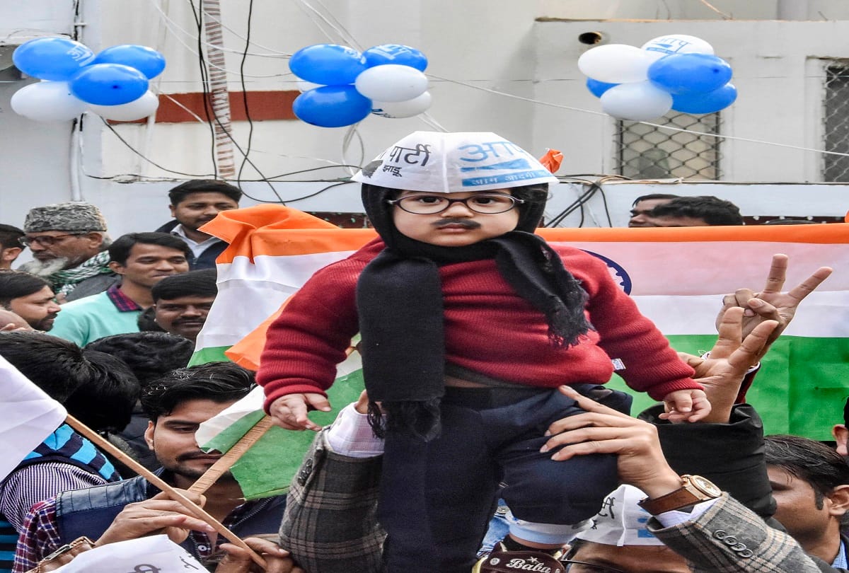 Delhi Election results 2020, AAP Arvind kejriwal, Chotu kejriwal viral photos