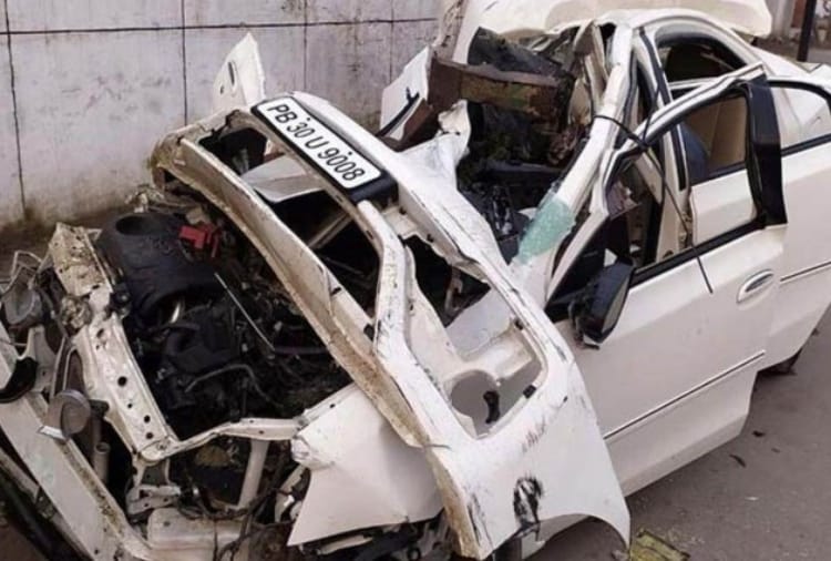 Father and three year old son died in road accident in Firozpur