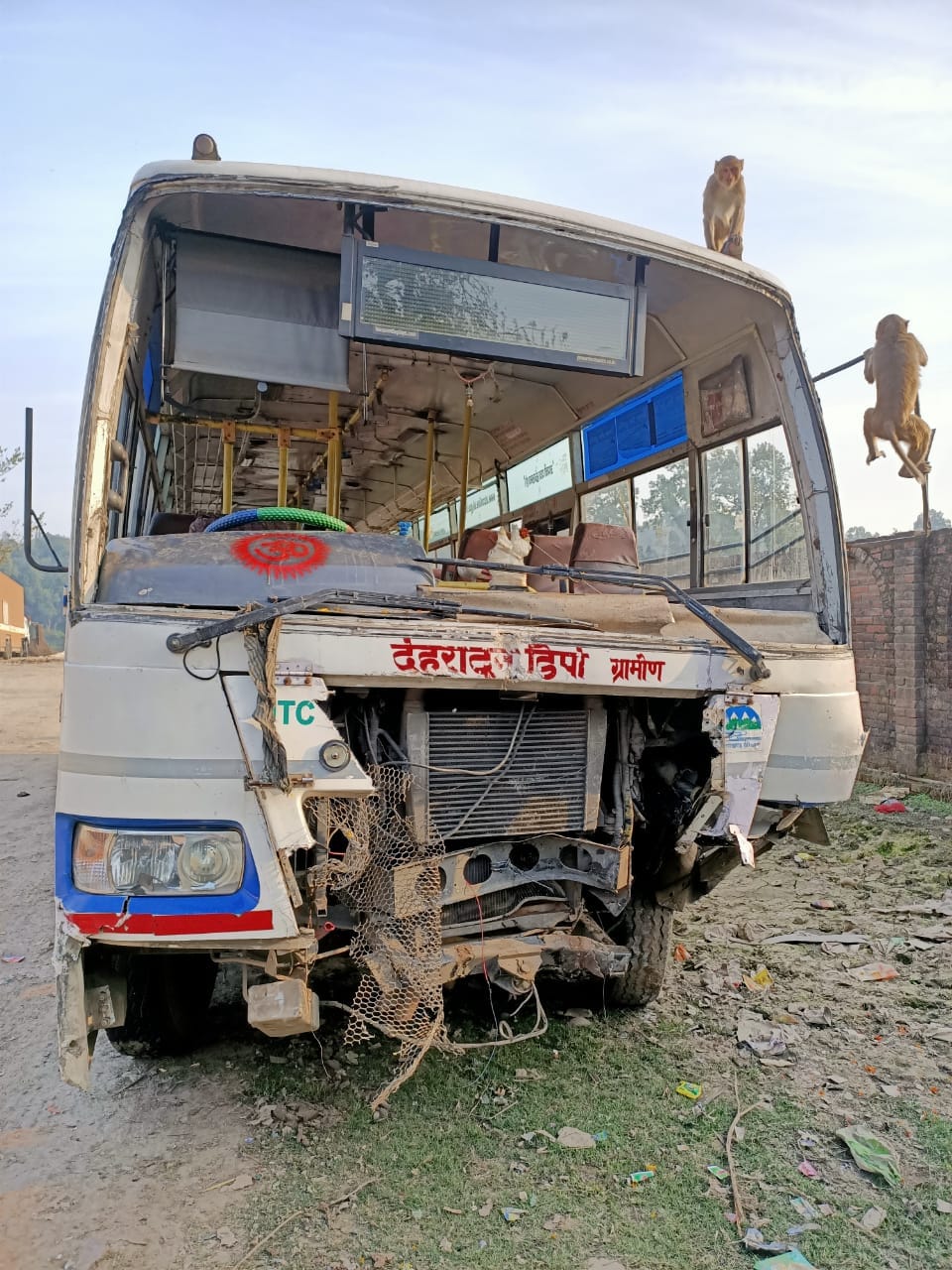 Car rider killed, four injured in bus collision