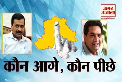 Delhi Election Results 2020 : election counting bjp aap congress candidates updates