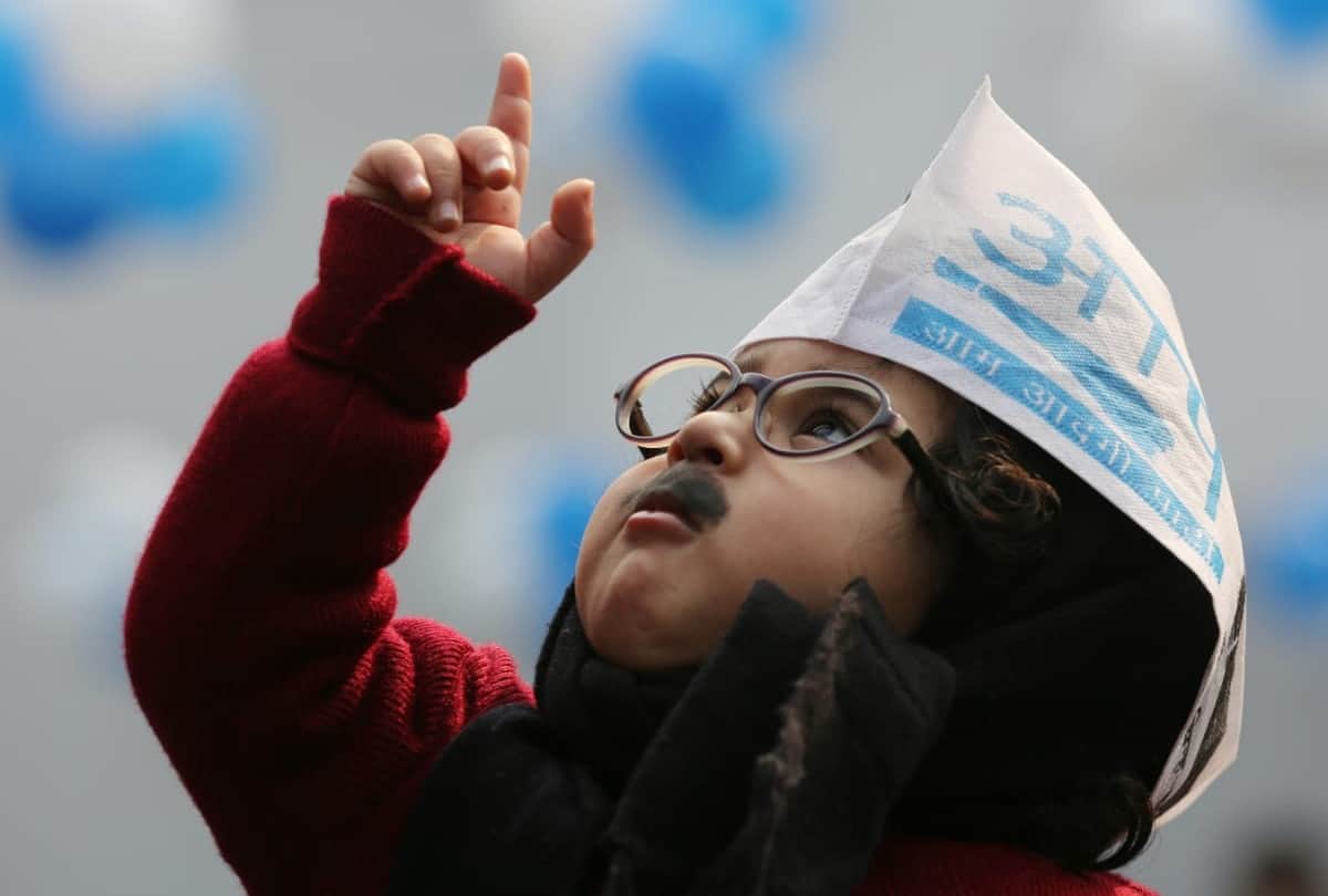 Junior Kejriwal Aavyan specially invited for oath taking ceremony of AAP