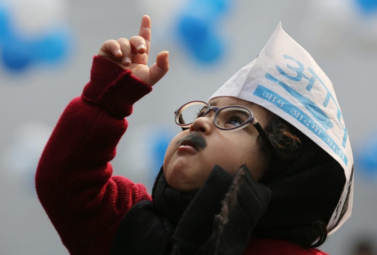 Junior Kejriwal Aavyan specially invited for oath taking ceremony of AAP