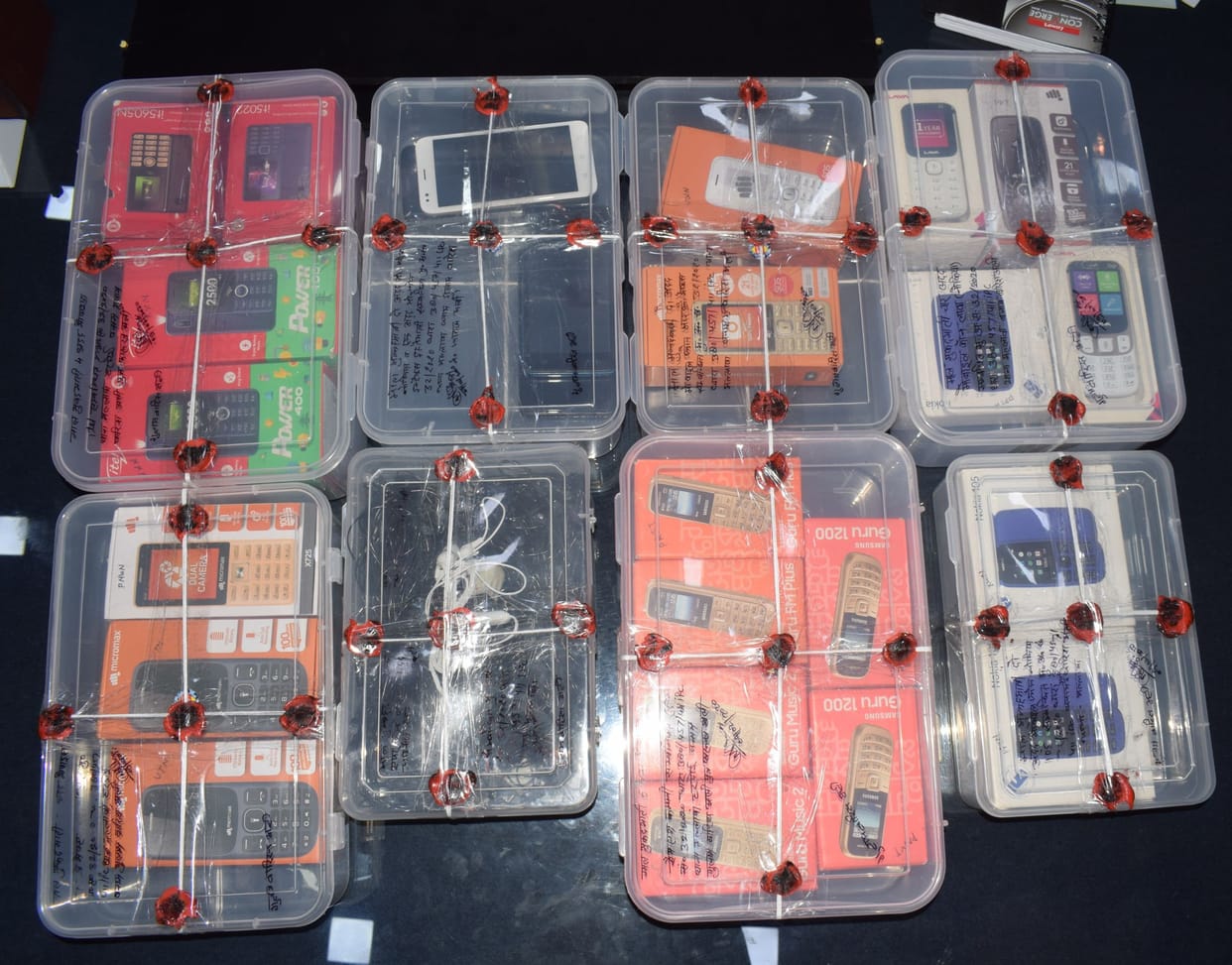 25 mobile phone found, one man arrested