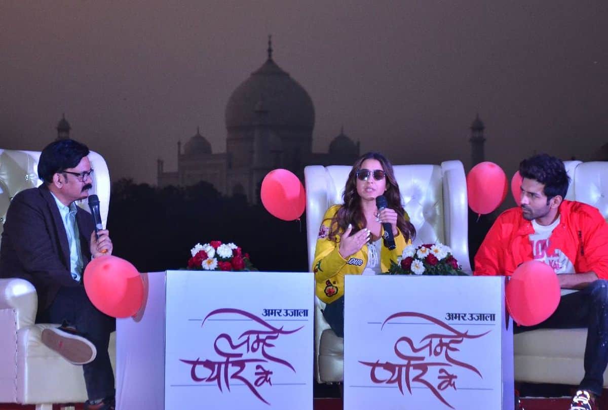 Love Aaj Kal Actress Sara Ali Khan in Amar Ujala MyCity Talks in agra