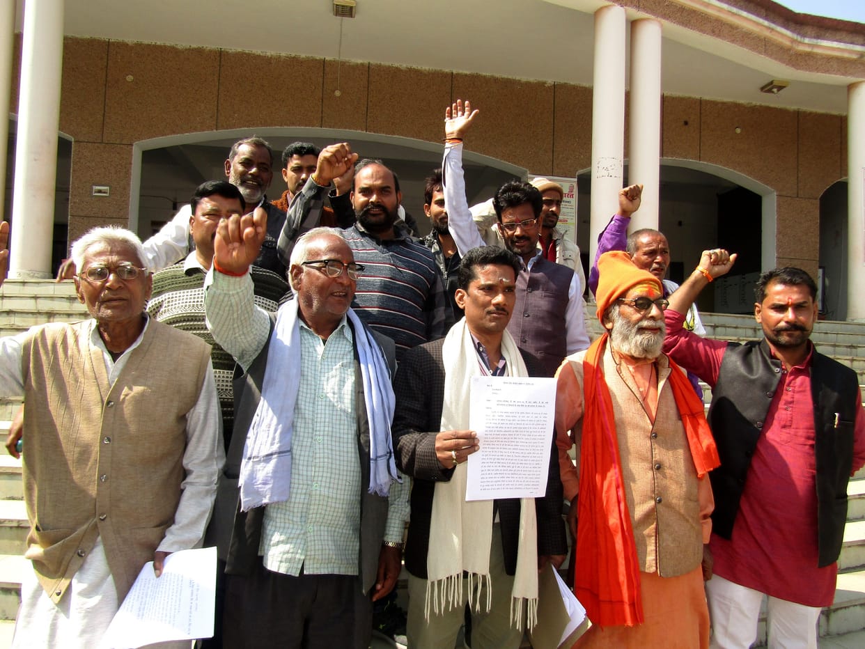 Allegations of disturbances in paddy purchase, memo submitted