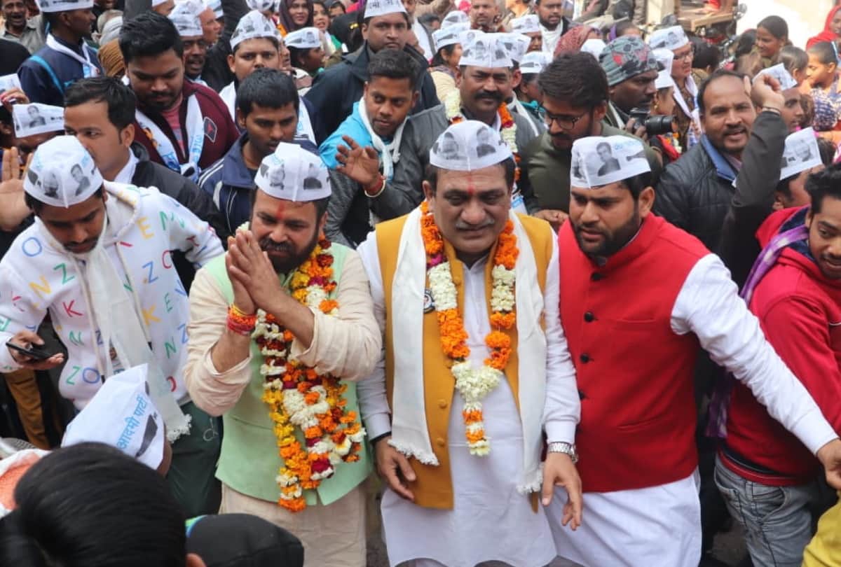 AAP MLA Akhilesh pati Tripathi special story after victory on kapil Mishra at Model town area delhi