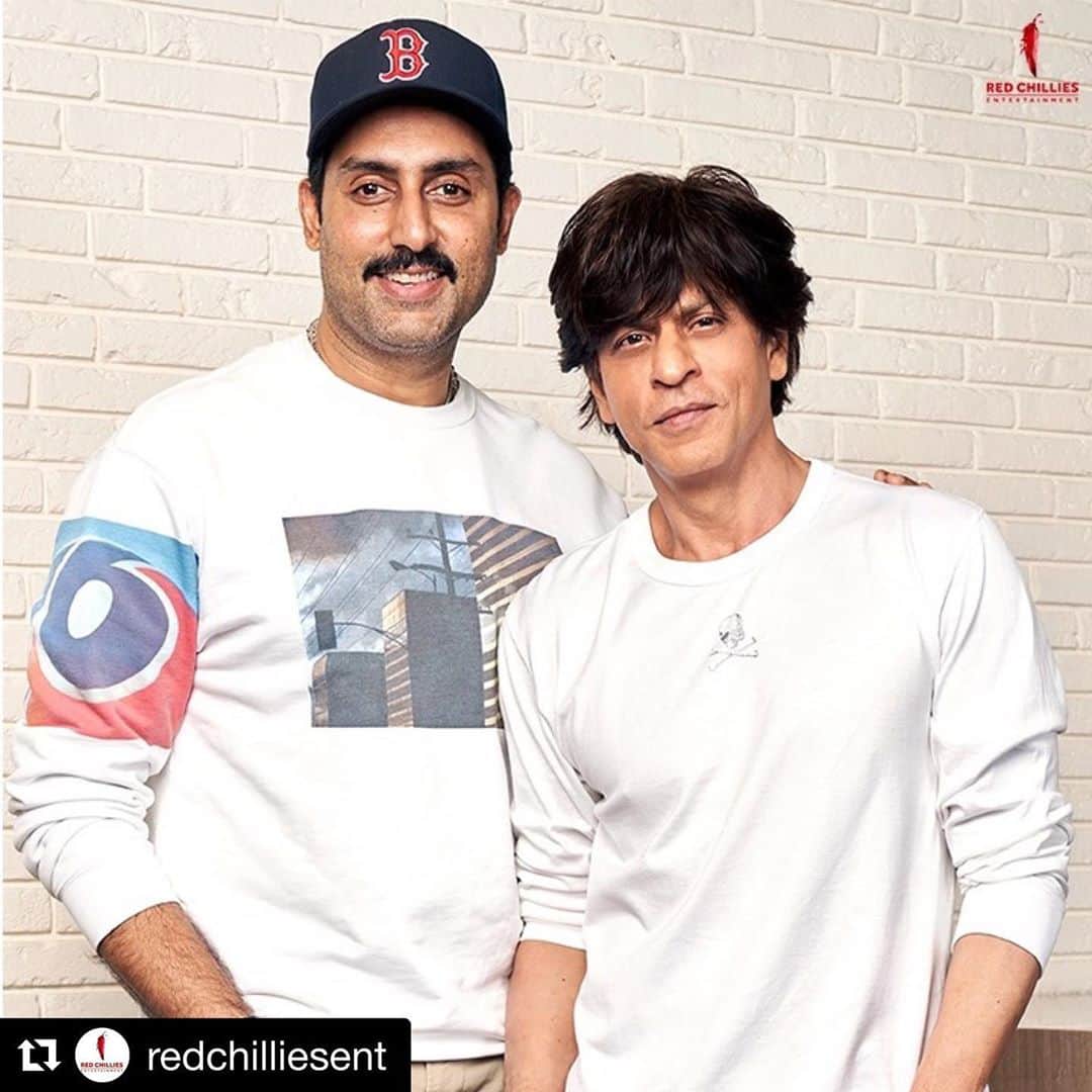 Shah Rukh Khan congratulates Bob Biswas team and Abhishek Bachchan to wrapping up shoot