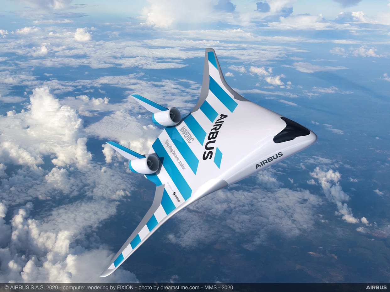 airbus blended wing airliner designs will make air travel cheaper and efficient