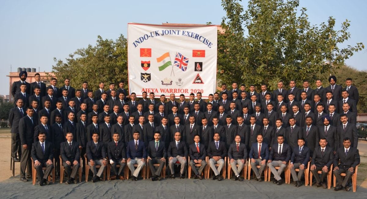 14 Dogra Regiment's bravehearts arrived in England for the exercise