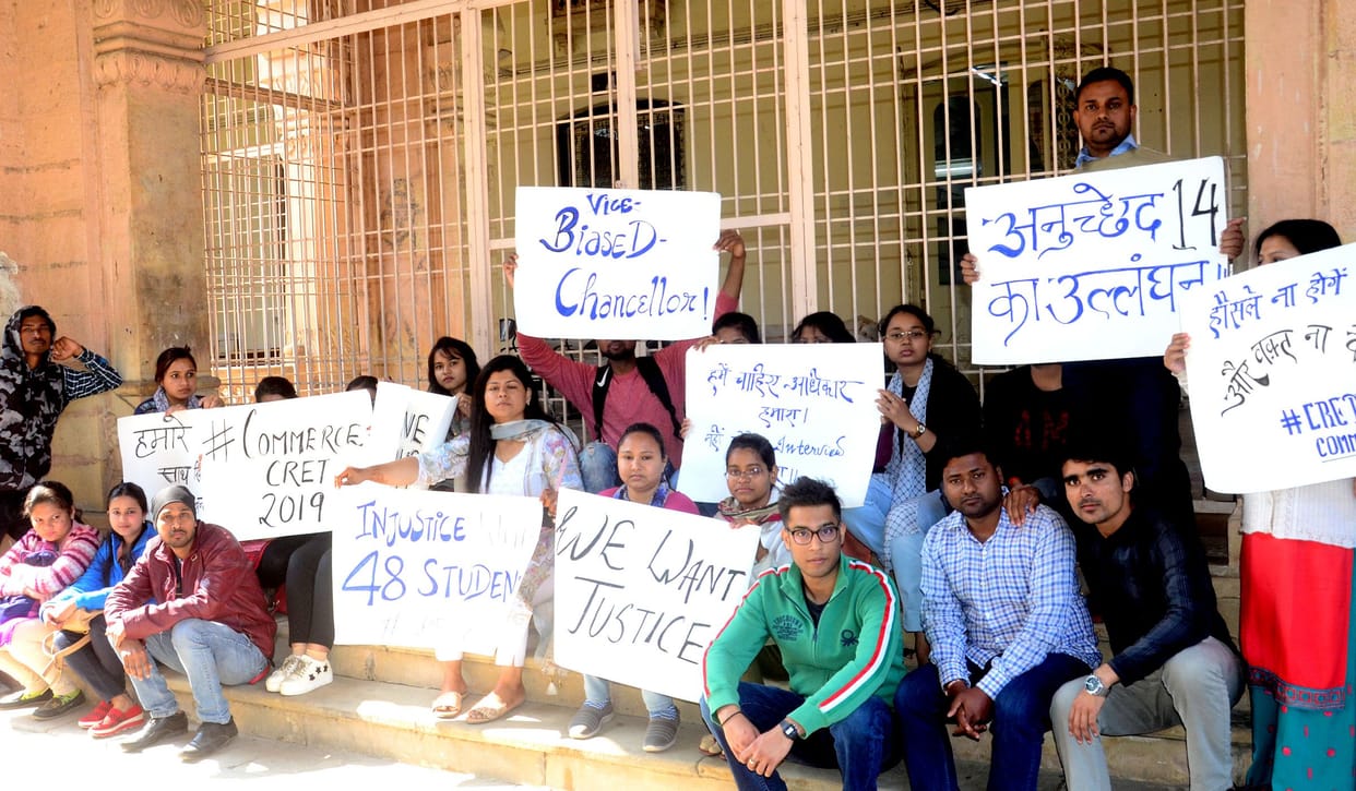 Ph.D admissions stuck in colleges, raging students