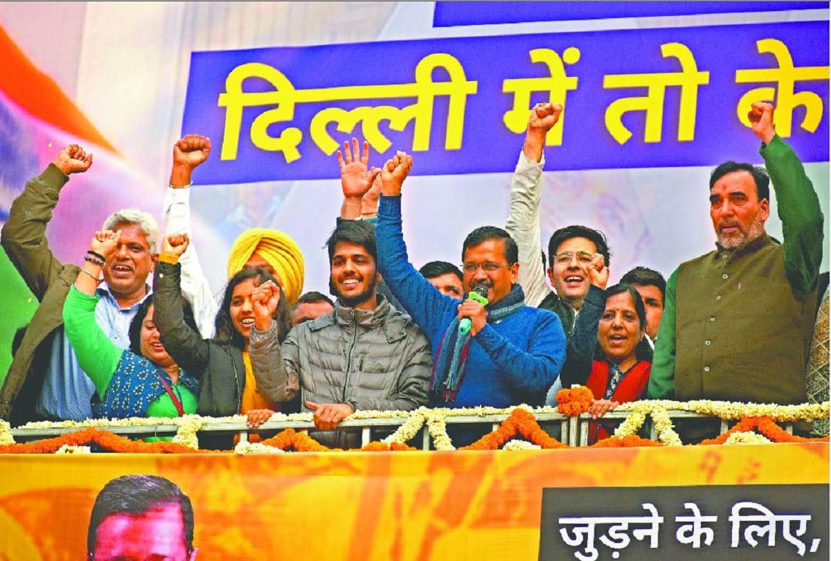 Delhi Assembly Elections 2020 Kejriwal to take oath for third time as Delhi CM