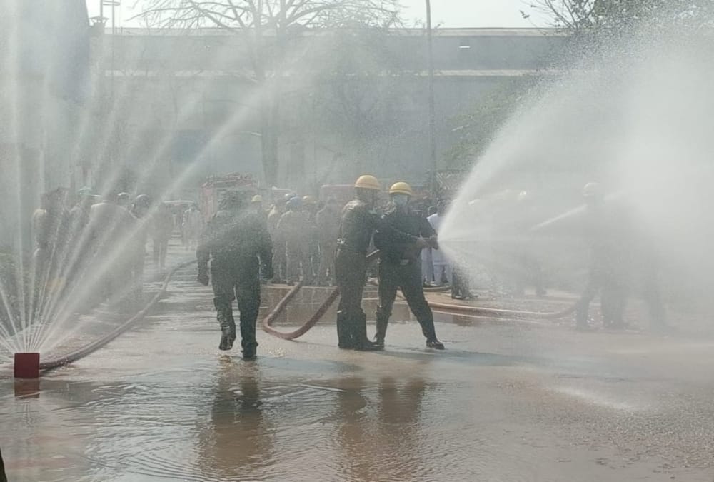 Uttarakhand: Earthquake of 7.7 Magnitude and chemical disaster during  Mock drill, Photos