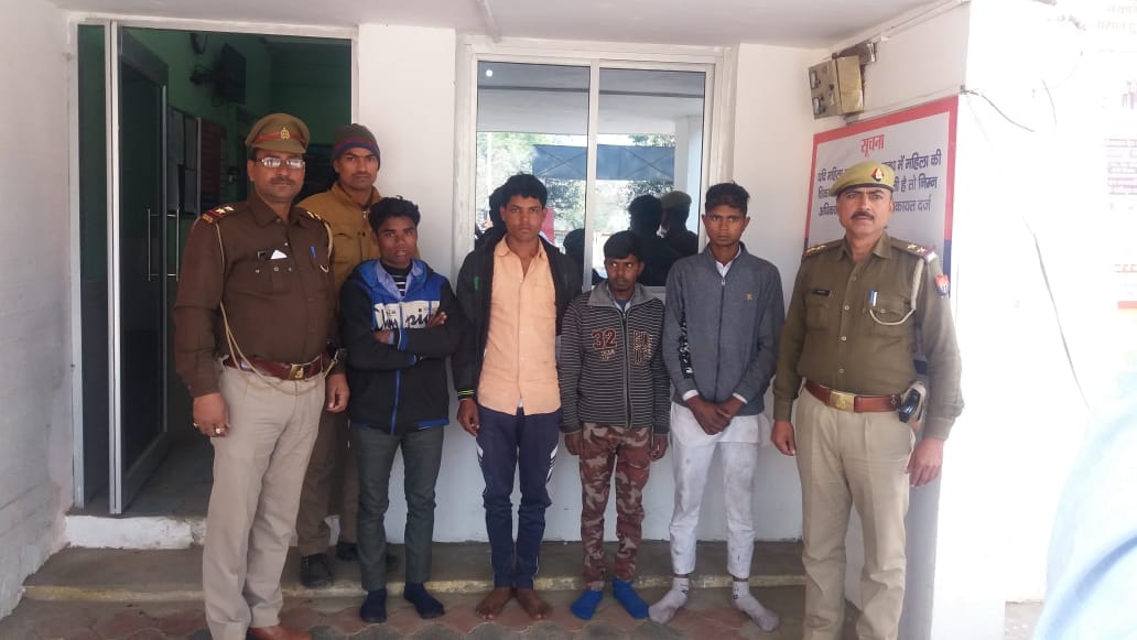 Four members of sugarcane thief gang caught