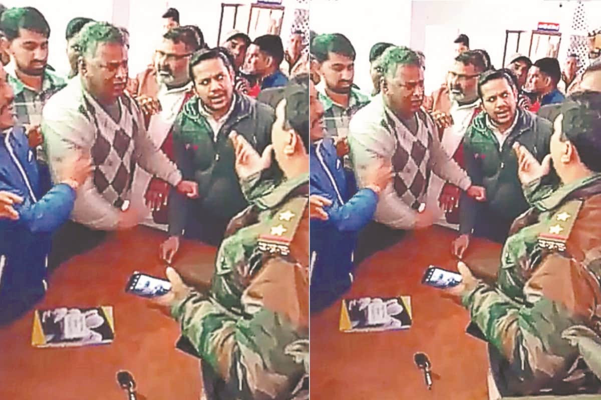SSI posting has changed by SSP in case of threatening to shoot BJP leaders  at Meerut