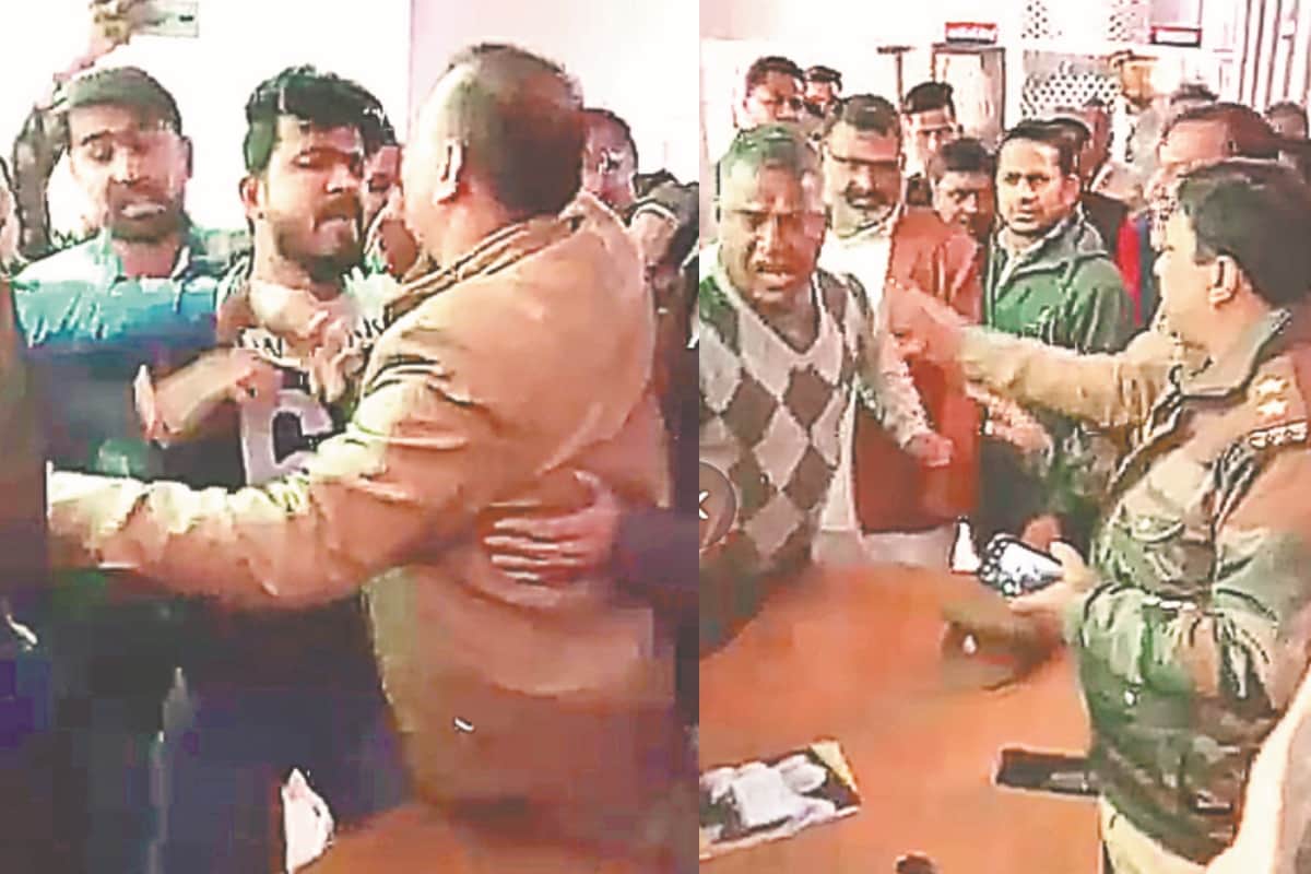 SSI posting has changed by SSP in case of threatening to shoot BJP leaders  at Meerut