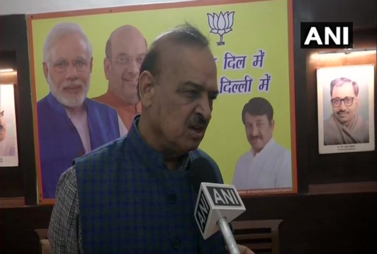 BJP Vishwasnagar MLA OP Sharma calls Arvind Kejriwal Terrorist after Delhi Election result 2020