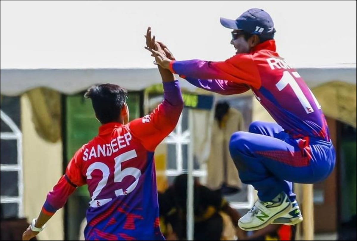 Nepal creates history, Bowled Out USA For 35, The Joint Lowest Total In ODI History