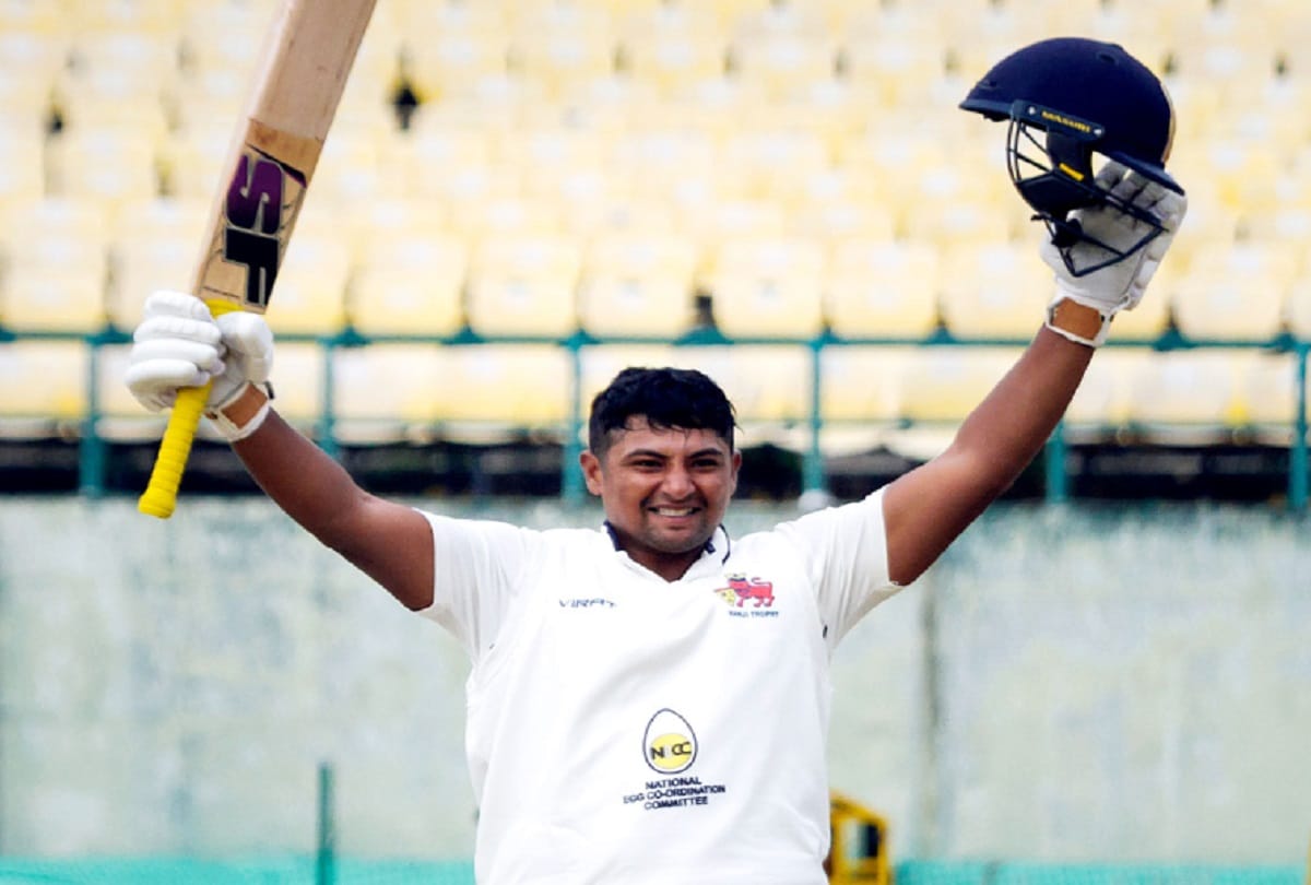 Ranji Trophy Mumbai cricketer Sarfaraz Khan smashes unbeaten century against madhya pradesh