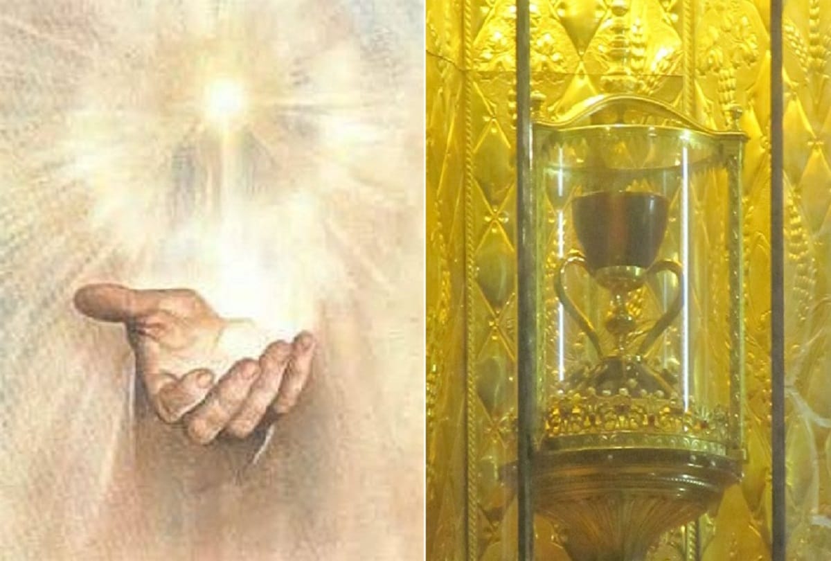 The Holy Grail the cup that Jesus Christ drank from at the Last Supper